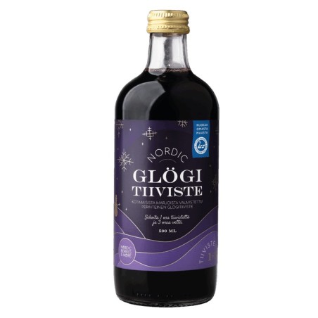 NORDIC Glögi traditionnel cassis groseille, concentré
